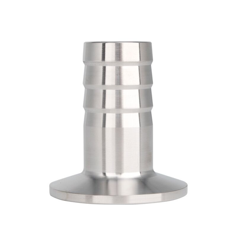 KF Flange to Rubber Hose Barb Adapter
